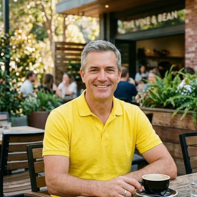 Man in his fifties holding a bottle of HorseFil